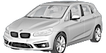 BMW F45 B1C70 Fault Code